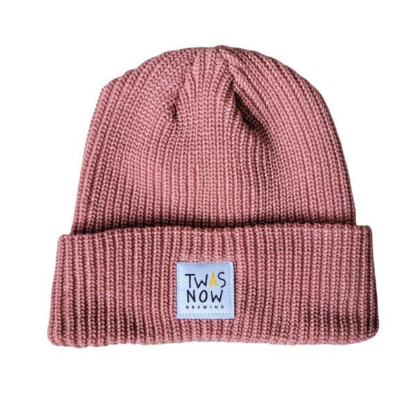 Cuffed Beanie with White Patch