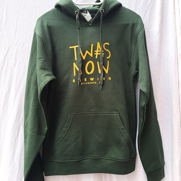Dark Green Hoodie with Logo (on front)
